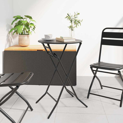 vidaXL Gartentisch Anthrazit 50 x 50 x 72 cm Metall