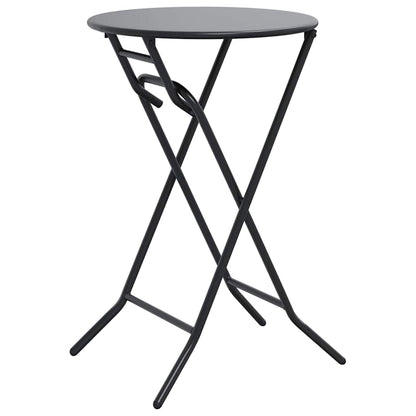 vidaXL Gartentisch Anthrazit 50 x 50 x 72 cm Metall