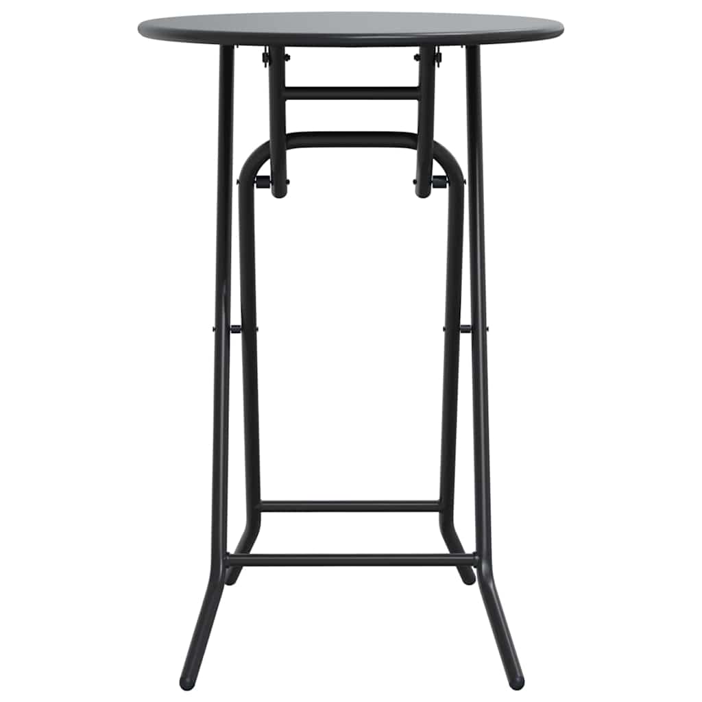 vidaXL Gartentisch Anthrazit 50 x 50 x 72 cm Metall