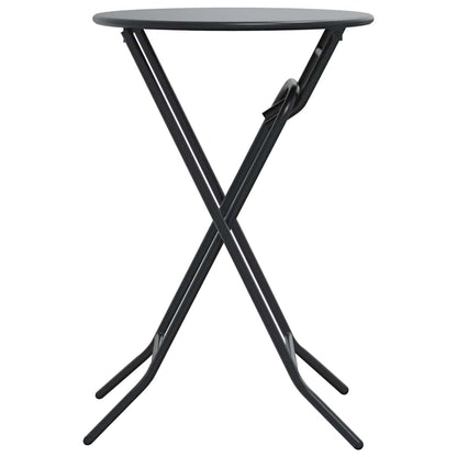 vidaXL Gartentisch Anthrazit 50 x 50 x 72 cm Metall