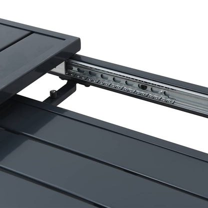 vidaXL Terrassentisch Anthrazit 180 x 80 x 74 cm