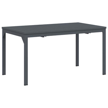 vidaXL Terrassentisch Anthrazit 180 x 80 x 74 cm