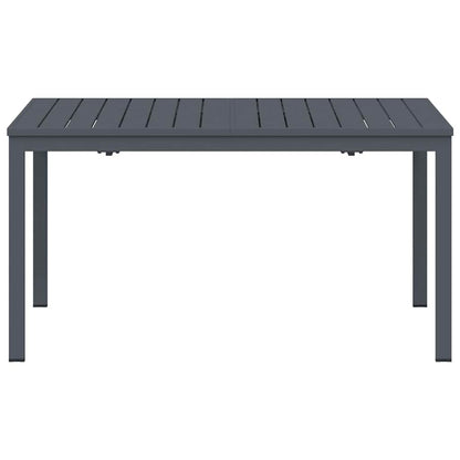 vidaXL Terrassentisch Anthrazit 180 x 80 x 74 cm