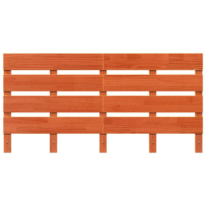 vidaXL Kopfteil Braun 140,5 x 3 x 80 cm Massives Kiefernholz