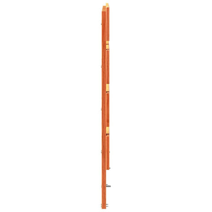 vidaXL Kopfteil Wachsbraun 160,5 x 3 x 80 cm Massives Kiefernholz