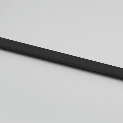 Schiebetür mit Beschlag Schwarz 90x205 cm ESG-Glas