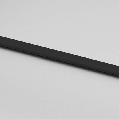 Schiebetür mit Beschlag Schwarz 102,5x205 cm ESG-Glas