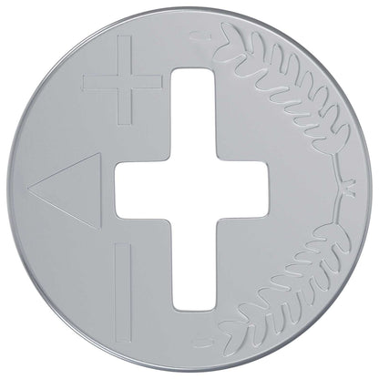 Zapfenschloss-Muttern 2 pcs Silber 12 x 10 mm Metall