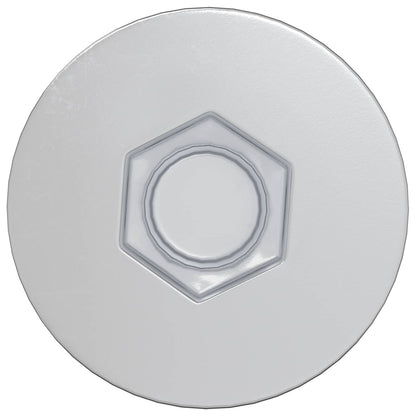 Confirmat-Schrauben 12 pcs Silber Ø7 x 50 mm Metall