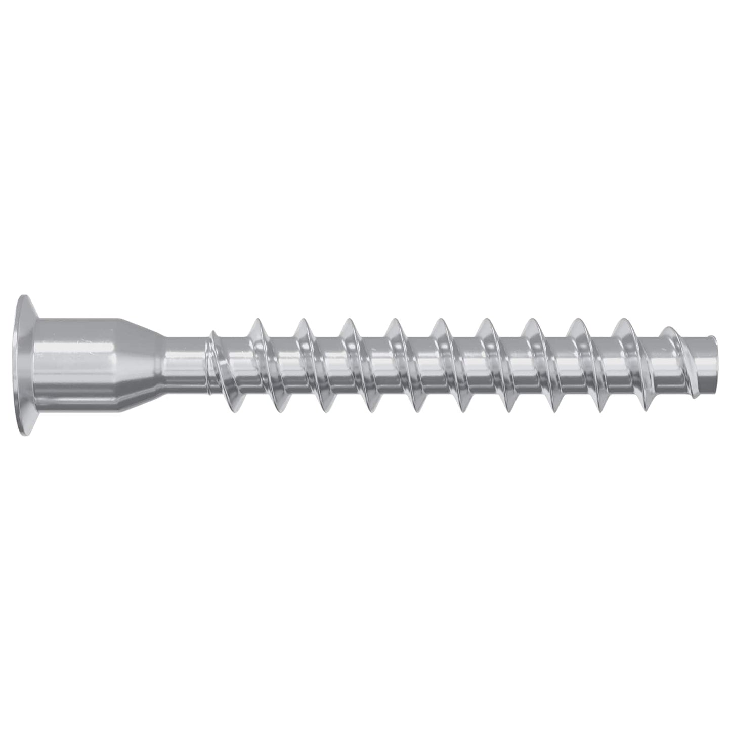 Confirmat-Schrauben 12 pcs Silber Ø7 x 50 mm Metall