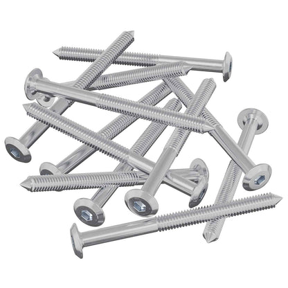 Möbel-Schrauben 1200 pcs Silber Stahl