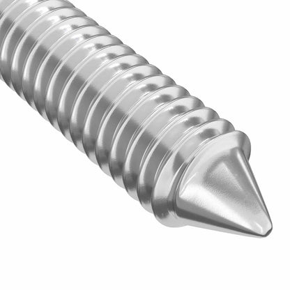 Möbel-Schrauben 12 pcs Silber M6 x 100 mm Stahl