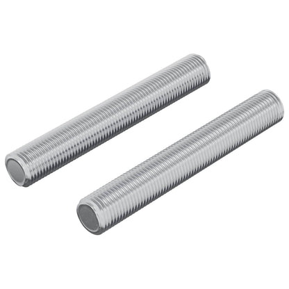 Gewindestange 2 pcs Silber 8 x 55 mm Stahl