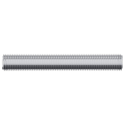 Gewindestange 2 pcs Silber 8 x 55 mm Stahl