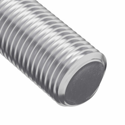 Gewindestange 12 pcs Silber 8 x 55 mm Stahl