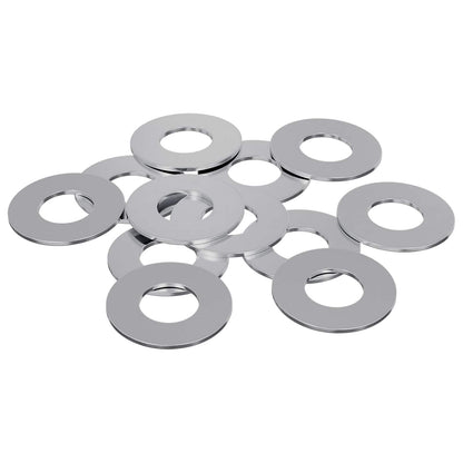 Unterlegscheiben 12 pcs Silber 16 x 16 x 1,5 cm Eisen