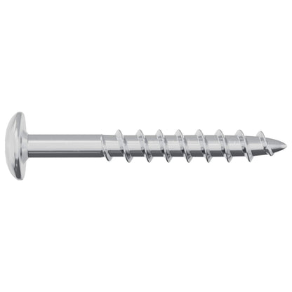 Schraube 2 pcs Silber 9,8 x 35 mm Eisen