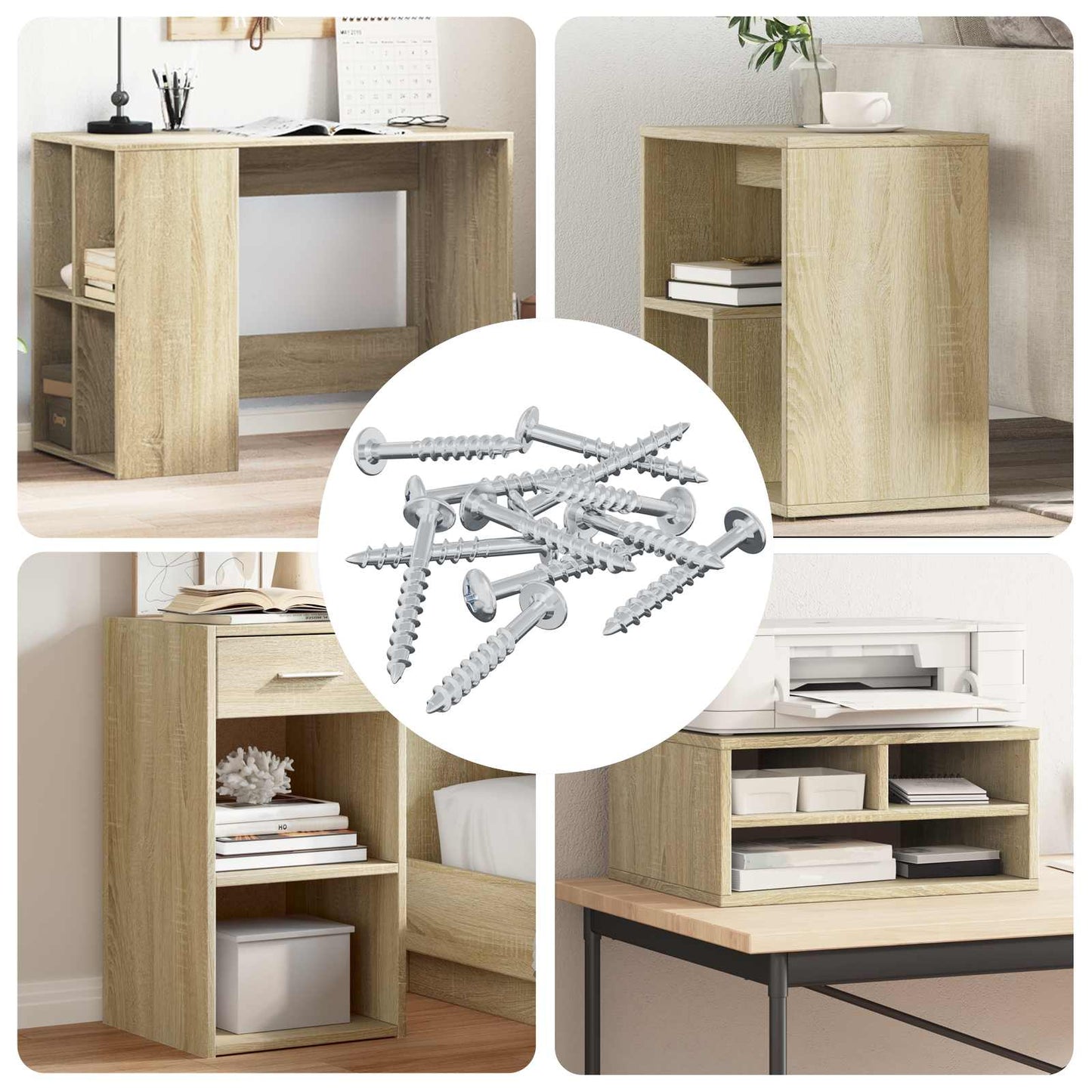 Schraube 7792 pcs Silber 9,8 x 35 mm Eisen