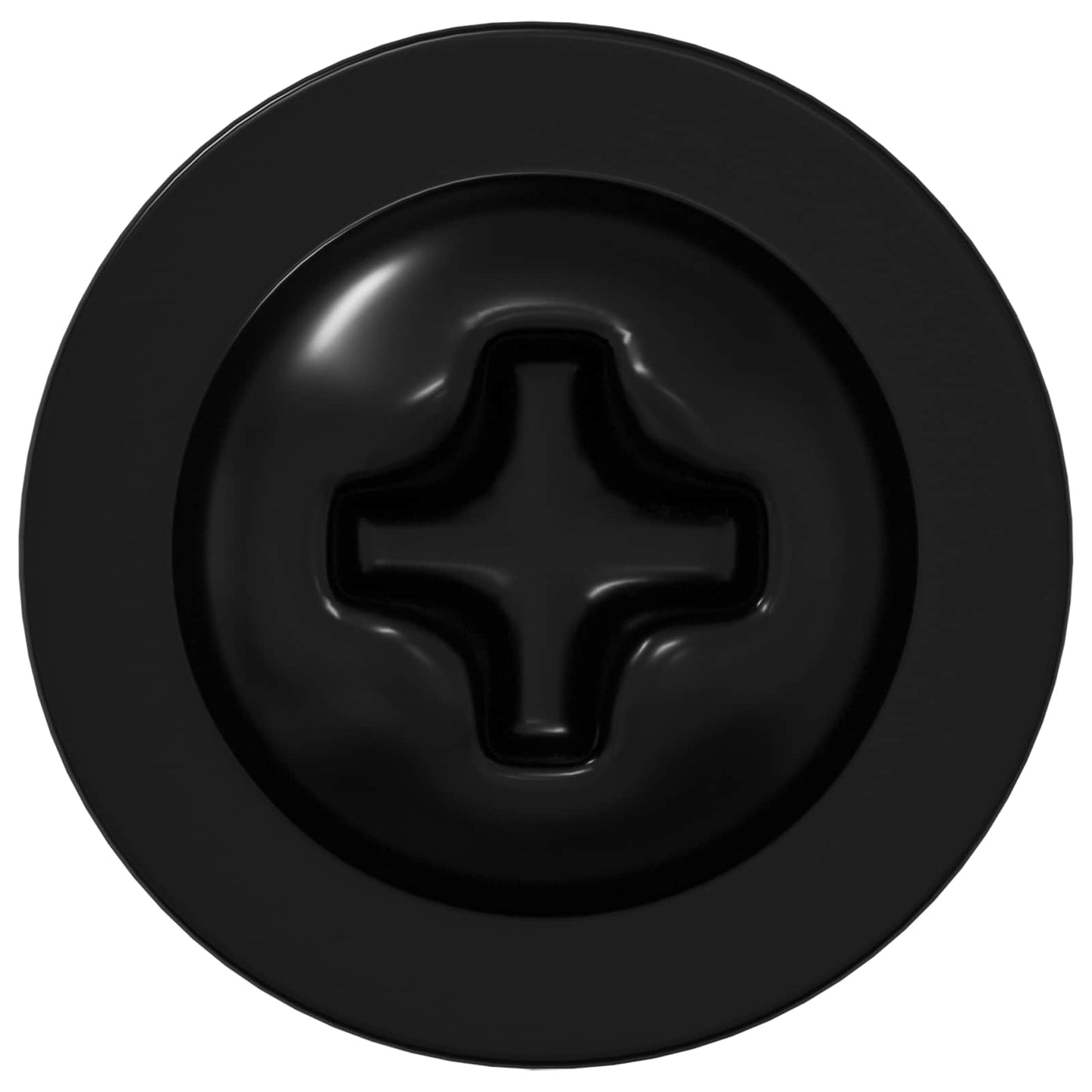 Selbstschneidender Nagel 2 pcs Schwarz 3,5 x 12 mm Eisen