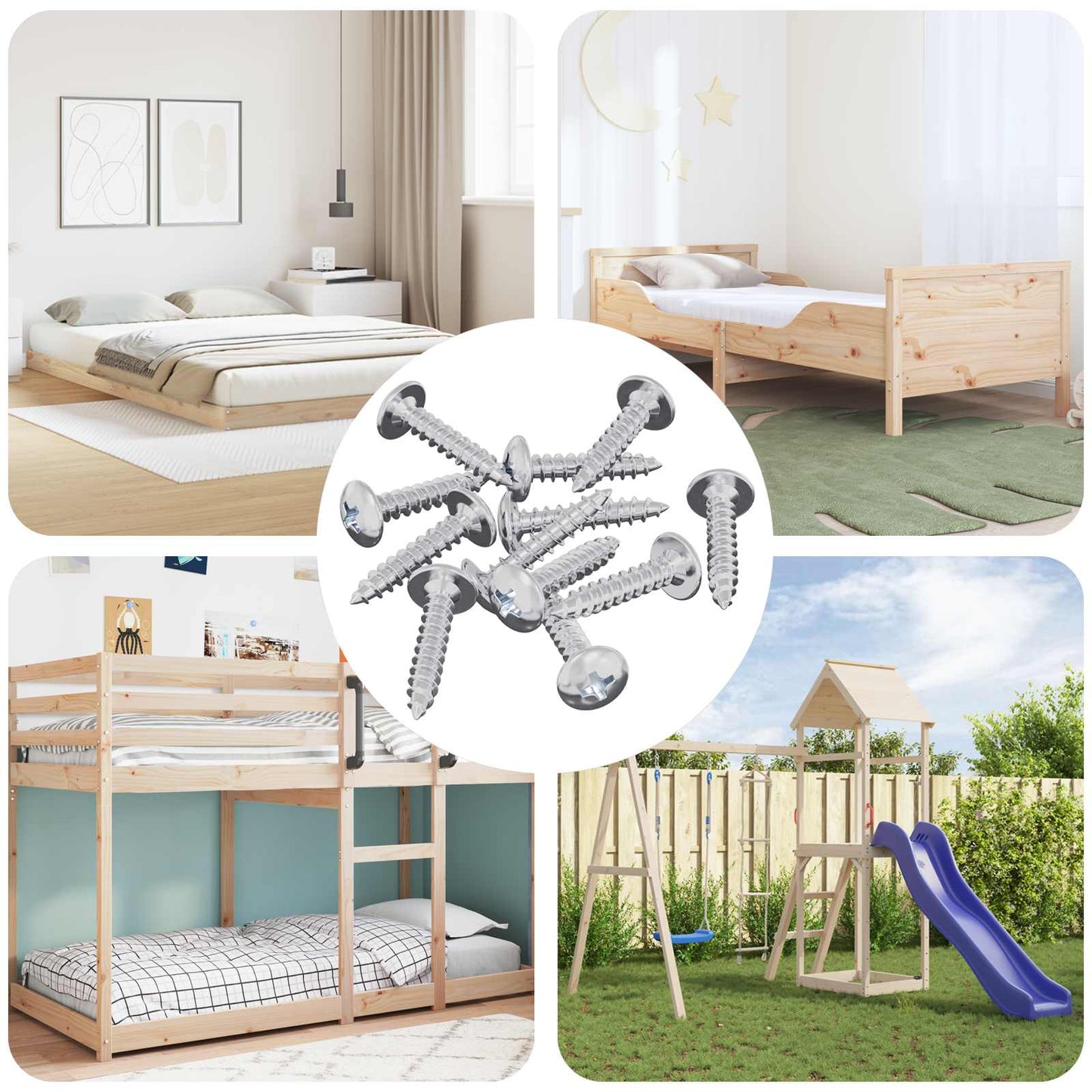 Selbstschneidender Nagel 10976 pcs Zink-beschichtet Stahl