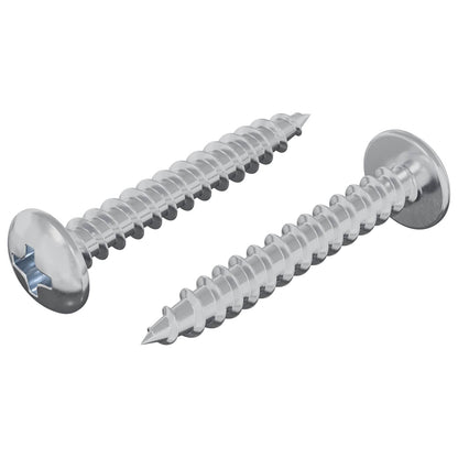 Holzschraube 2 pcs Silber M4 x 28 mm Eisen