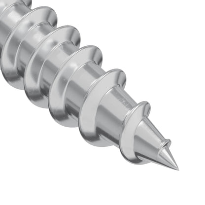 Holzschraube 12 pcs Silber M4 x 28 mm Eisen