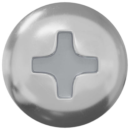 Schraube 12 pcs Silber M4 x 16 mm Stahl