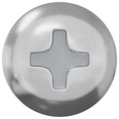 Holzschrauben 2 pcs Silber M4 x 25 mm Stahl