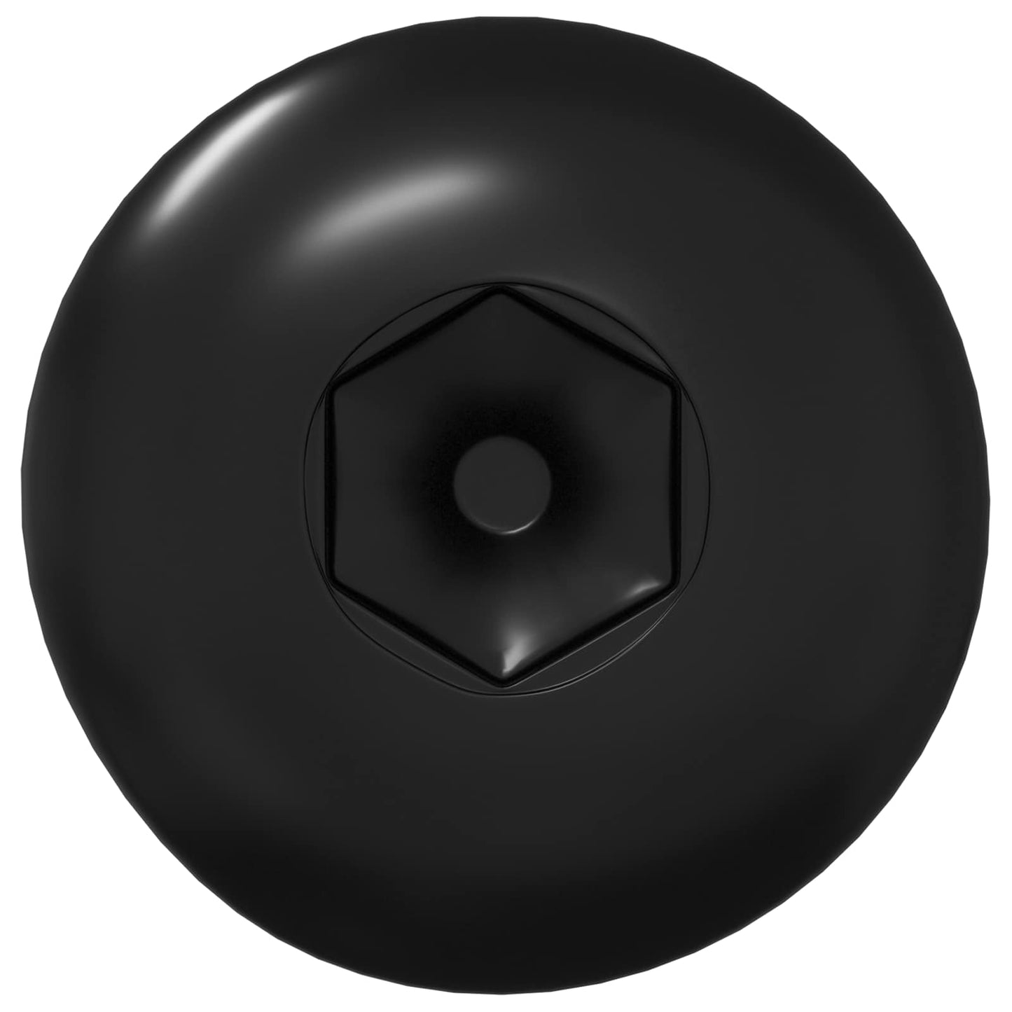 Hülsenmuttern 2 pcs Schwarz M4 x 14,5 mm Metall