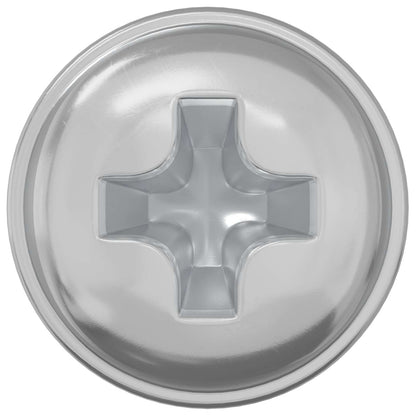 Schloss-Schrauben 2 pcs Silber M4 x 5 mm Eisen