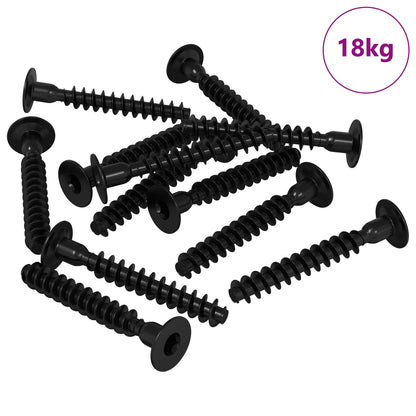 Steckkappen-Schraube 5143 pcs Schwarz Eisen