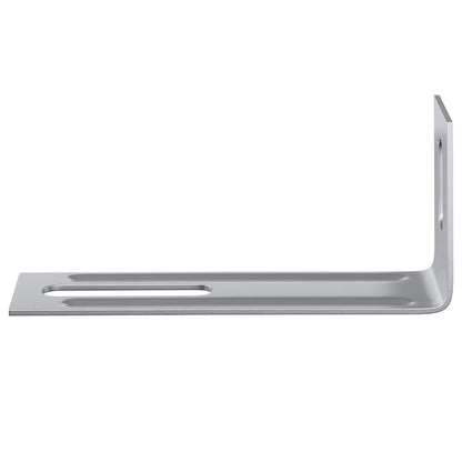 Anti-Kipp-Halterung Uni 12 pcs Silber 74,5 x 15 x 32 mm Eisen