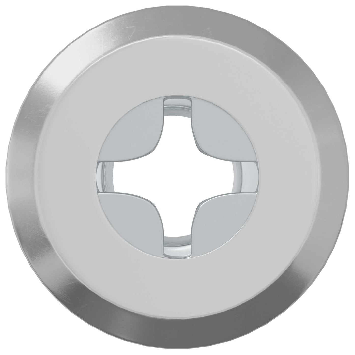 Sicherungsmutter 12 pcs Silber M6 x 15 mm Stahl