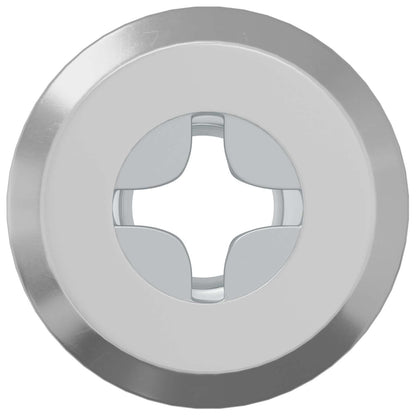 Sicherungsmutter 12 pcs Silber M6 x 15 mm Stahl