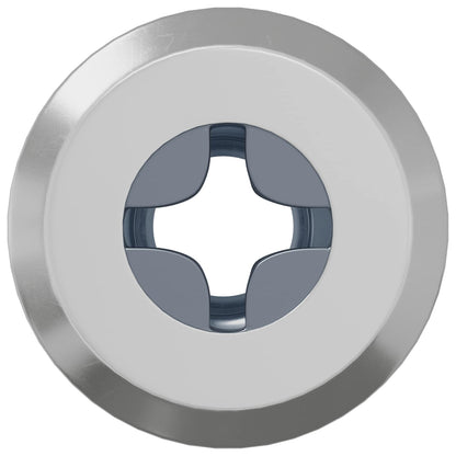 Sicherungsmutter 2 pcs Silber M6 x 15 mm Stahl