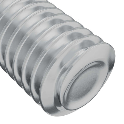 Schraube mit Sperre Uni 12 pcs Silber M6 x 12 mm Stahl