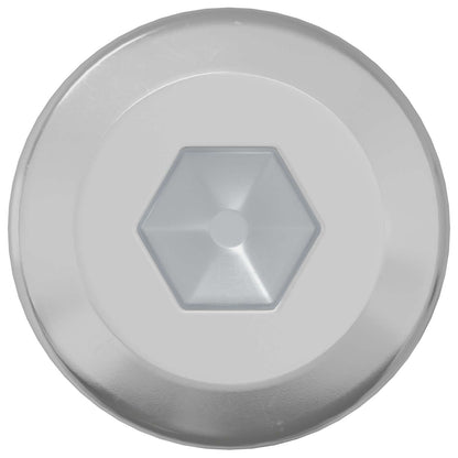 Schraube mit Sperre Uni 12 pcs Silber M6 x 12 mm Stahl