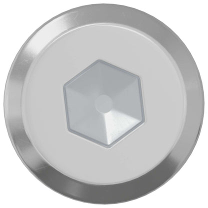 Schraube mit Sperre Uni 2 pcs Silber M6 x 30 mm Stahl