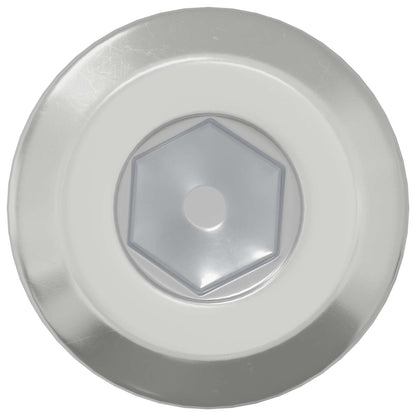 Kopf-Sicherungsschraube 2 pcs Silber M6 x 15 mm Stahl