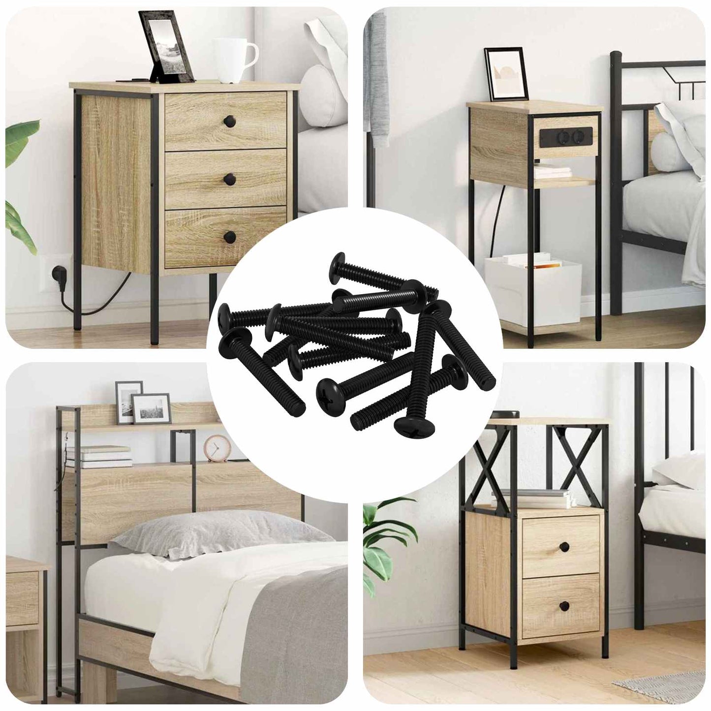 Schraube 2647 pcs Silber 5 x 30 mm Eisen