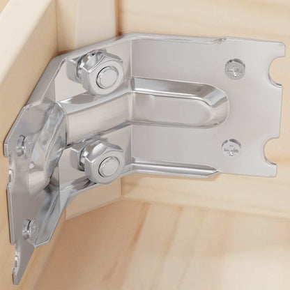 Halterung 2 pcs Zink-beschichtet 106 x 55 x 1,5mm Stahl