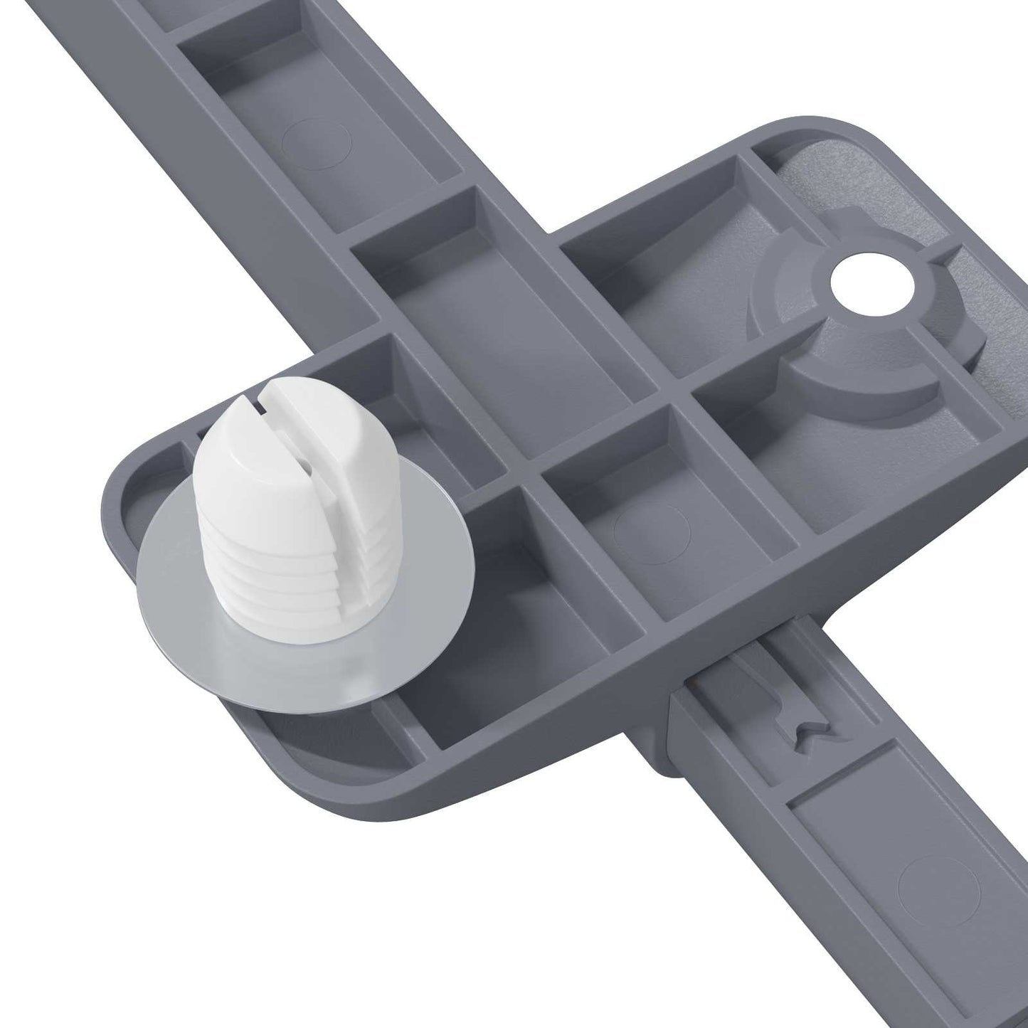 Sanftschließer 1161 pcs Grau 125 x 47 x 15 mm PP