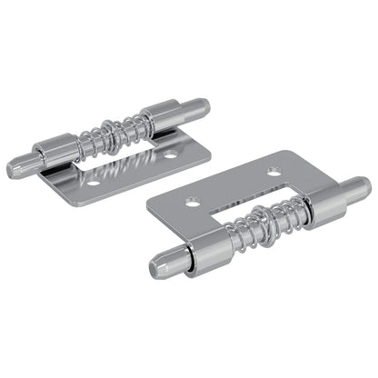 Riegel 2 pcs Silber 46 x 17 x 1,2 mm Stahl