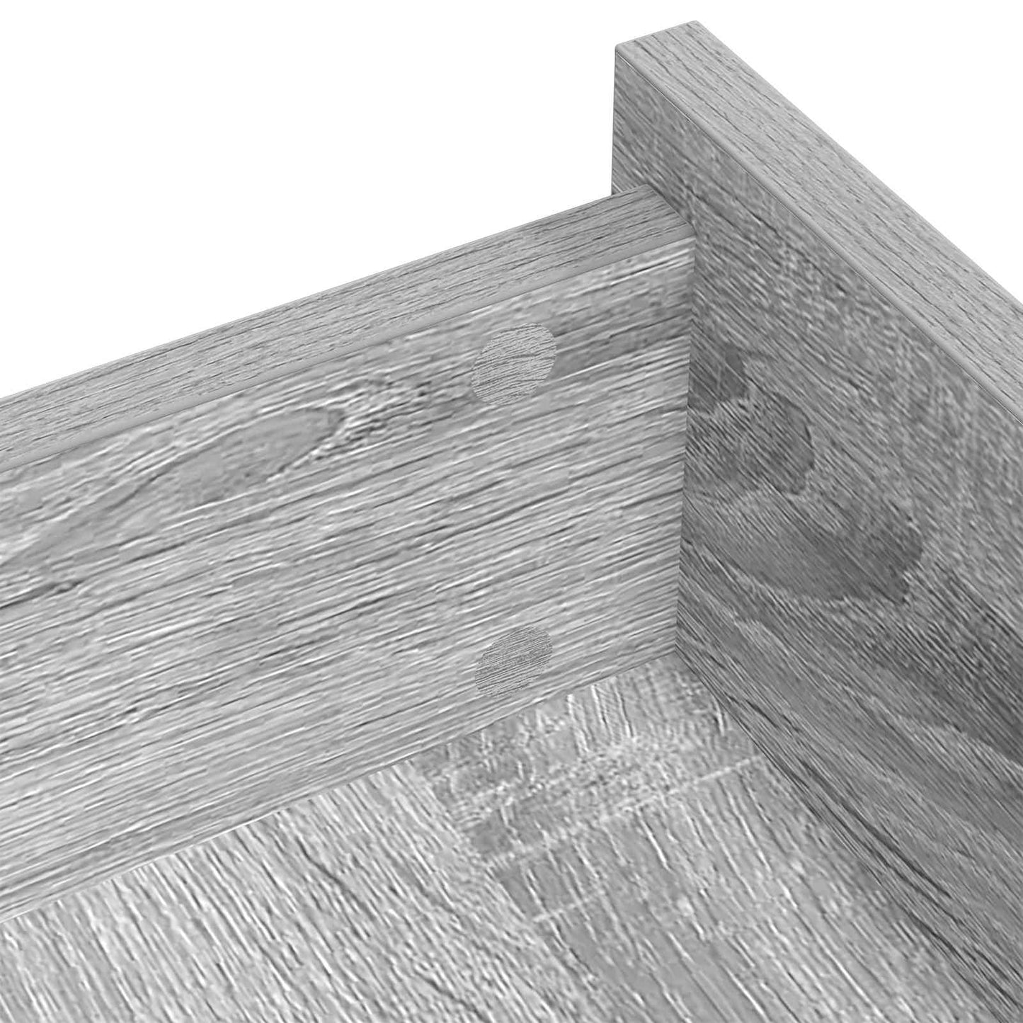 Selbstklebende Schraubenabdeckung 12 pcs Graues Sonoma