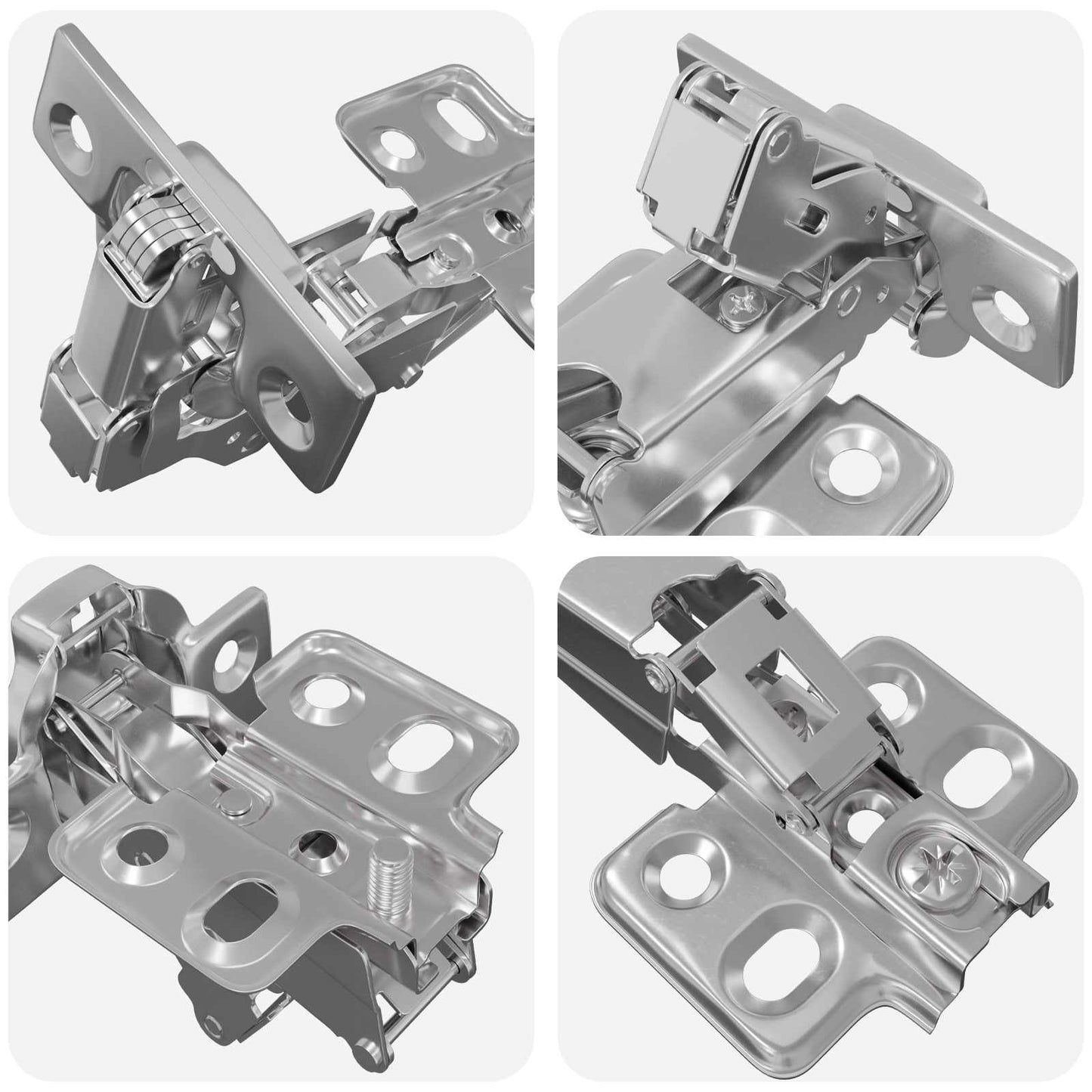 Scharnier 12 pcs Nickel 139 x 64,1 x 10 mm Eisen