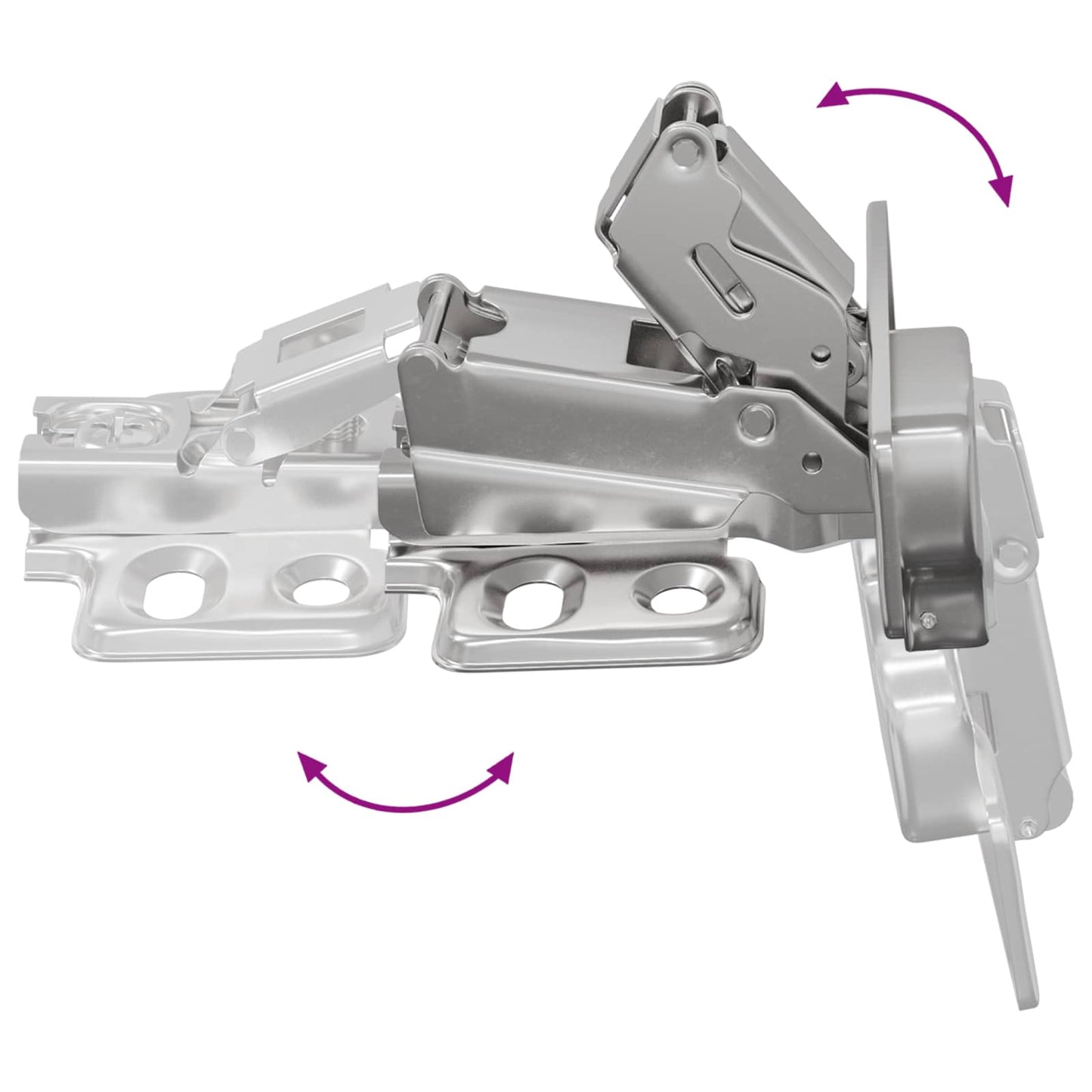 Scharnier 12 pcs Nickel 139 x 64,1 x 10 mm Eisen