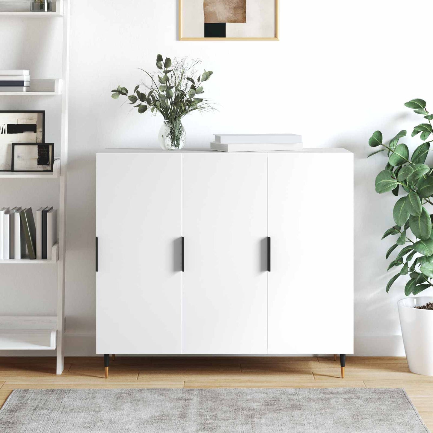 Griff 12 pcs Schwarz 120 x 39,6 x 17 mm Aluminium