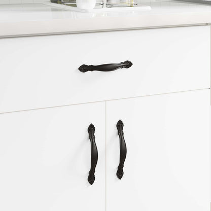 Griff 968 pcs Schwarz Zinklegierung