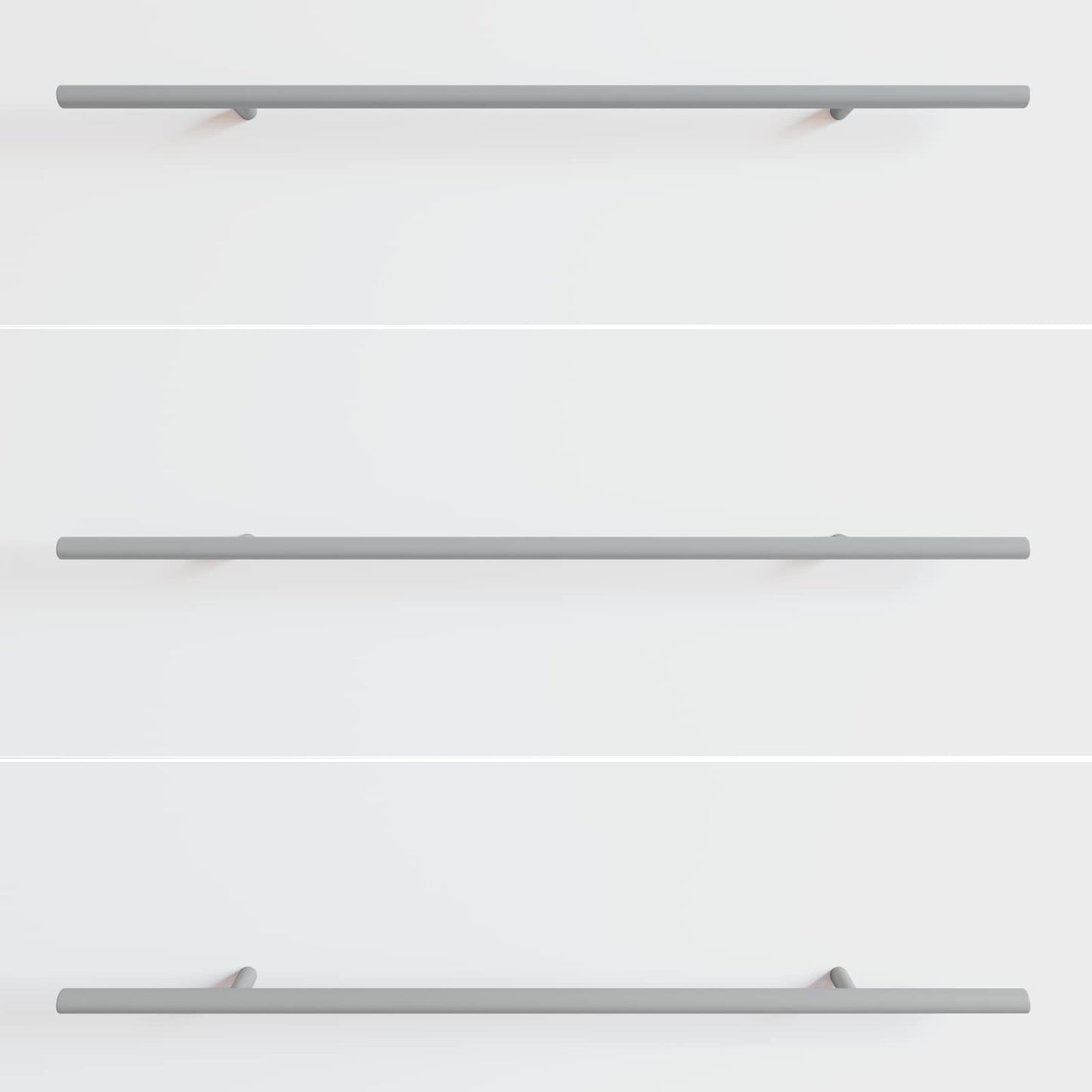 Griff 12 pcs Silber 500 mm Stahl