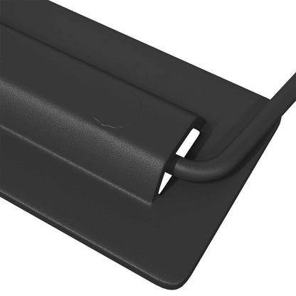 Schrankgriffe 12 pcs Schwarz 85 x 45 mm Metall